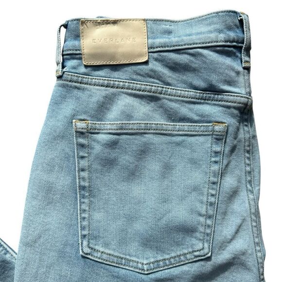 Everlane "The Original Cheeky" Jean Straight Leg Light Sky Wash Women's 29 Short - Picture 5 of 9